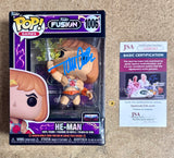 Tom Cook Signed He-Man Masters Of The Universe Funko Pop! #1006 With JSA COA