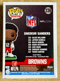 Funko Pop! Football Shedeur Sanders #336 NFL Cleveland Browns QB 2026 Be Legendary