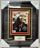 Deion “Coach Prime” Sanders Framed & Signed Cut With Time Magazine JSA COA