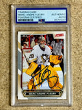 Marc-Andre Fleury Signed 2007 Victory NHL Pittsburgh Penguins Card PSA/DNA Slab