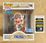 Jeff Ward Signed Buggy The Clown On Throne Funko Pop! #1740 One Piece JSA COA