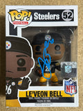 Le’Veon Bell Signed NFL Pittsburgh Steelers Funko Pop! #52 With JSA COA