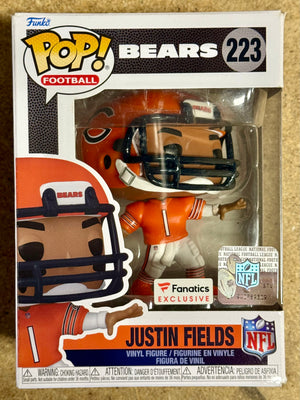 Funko Pop! Football Justin Fields #223 NFL Chicago Bears Fanatics 2023 Exclusive