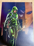 2013 Tyrine Carver Green Arrow 11x 17 Poster Print DC Comics Oliver Queen