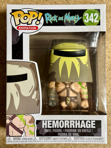 Funko Pop! Animation Hemorrhage #342 Rick And Morty 2018 Vaulted