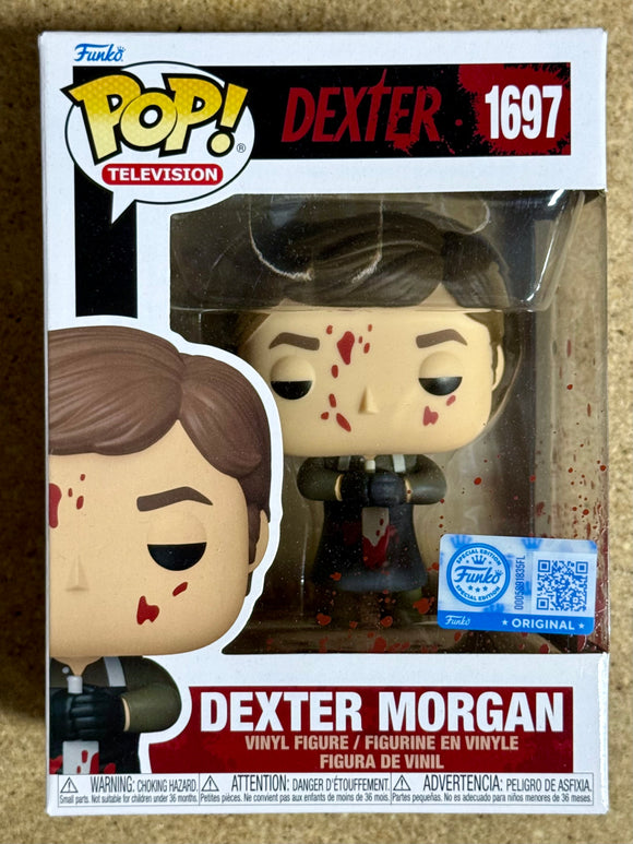 Funko Pop! Television Dexter Morgan (Bloody With Knife) #1697 FS 2025 Exclusive