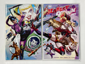 Harley Quinn #75 J Scott Campbell B & C Connecting DC Comics 2020 Variant Exclusives
