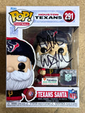 Rapper Paul Wall Signed NFL Houston Texans Santa Funko Pop! #291 With JSA COA