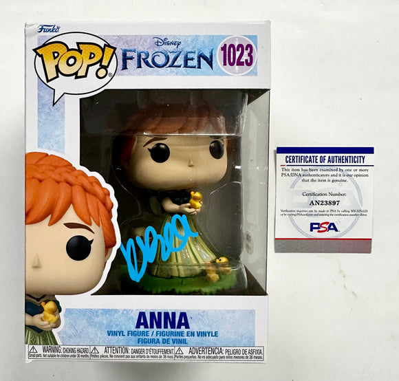 Kristen Bell Signed Princess Anna Funko Pop! #1023 Frozen With PSA/DNA COA