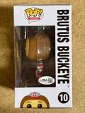LB Ryan Shazier Signed Ohio State Buckeye Mascot Funko Pop! #10 With JSA COA