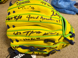 2025 Savannah Bananas Team Signed Youth Official Glove Cole Olson Oberst 30+ Sig