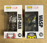 Funko Pop! Marvel Ant-Man And The Wasp #340 &1138 Quantumania Set Of 2