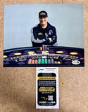 Poker Champion Phil Hellmuth “The Poker Brat” Autograph 8X10 Signed With JSA COA