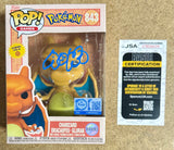 DJ Steve Aoki Signed Funko Pop Games Charizard #843 Pokemon Soft Color Exclusive