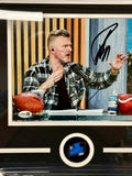 Pat McAfee Original Framed & Signed 8X10 McAfee Show PMS Photo With JSA COA