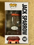 Johnny Depp Signed Pirates Of The Caribbean Captain Jack Sparrow Funko Pop! #1482 With JSA COA