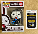 Skeet Ulrich Signed Ghost Face Tongue In Cheek Scream 2026 Funko Pop! #2035 With JSA COA