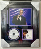 Andrea Bocelli Signed & Custom Framed Verdi CD Booklet & 8x10 Photo With PSA COA