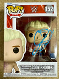 Cody Rhodes “The American Nightmare” WWE HIAC Signed Funko Pop! #152 With JSA COA