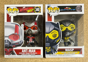 Funko Pop! Marvel Ant-Man And The Wasp #340 &1138 Quantumania Set Of 2