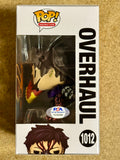 Kellen Goff Signed My Hero Academia Overhaul Funko Pop! #1012 With PSA COA