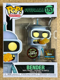 Funko Pop! Animation Chase Glow Bender #1757 Futurama Specialty Series 2024 Exclusive