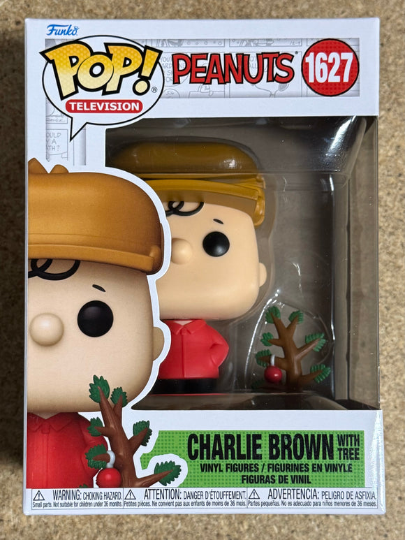 Funko Pop! Television Charlie Brown With Christmas Tree #1627 Peanuts 2024