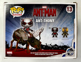 Funko Pop! Marvel Ant-Man With Ant-Thony #13 2015 Vaulted Scott Lang (Box Dmg)