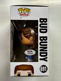 David Faustino Signed Bud Bundy Married With Children Funko Pop! #691 With JSA COA