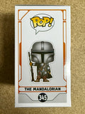 Brendan Wayne Signed Mandalorian Star Wars Exclusive Funko Pop #345 With JSA COA