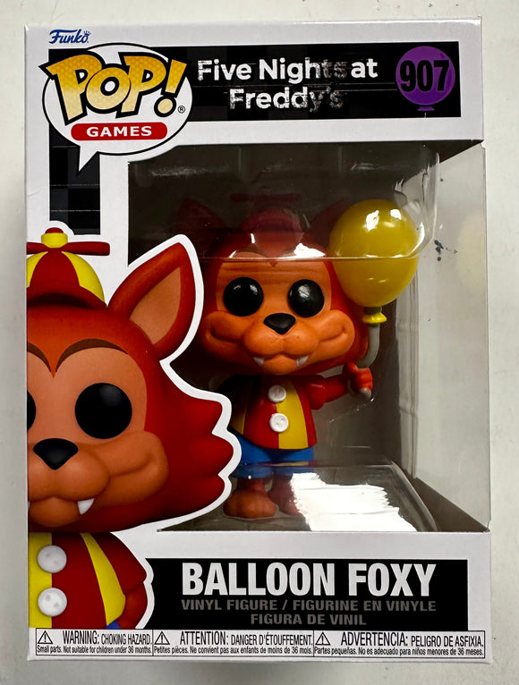 Funko Pop! Games Balloon Foxy With Balloon #907 Five Nights At Freddy’s 2023
