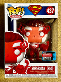 Funko Pop! DC Heroes Superman (Red) #437 NYCC 2022 Fall Con Exclusive