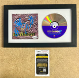 Sevendust (7D) Complete Band Signed “Self Titled 1997” Framed CD With JSA COA