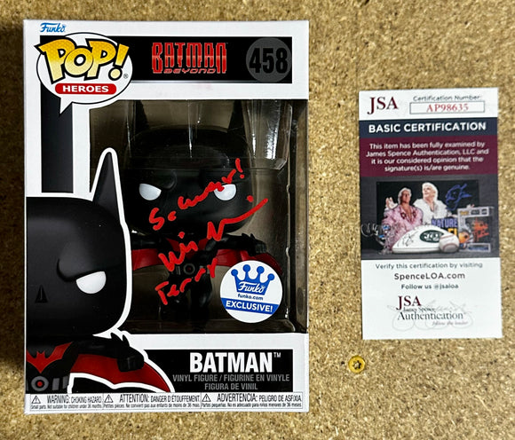 Will Friedle Signed DC Batman Beyond Funko Pop! Exclusive #458 With JSA COA