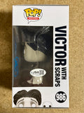 Johnny Depp Signed Corpse Bride Victor With Scraps Funko Pop! #986 With JSA COA
