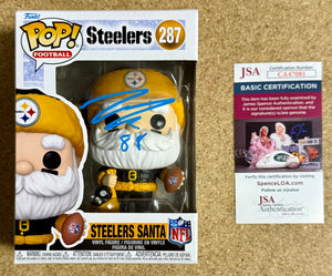 Pat Freiermuth Signed NFL Pittsburgh Steelers Santa Funko Pop! #287 With JSA COA