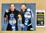 Matt & Jeff Hardy The Hardy Boyz WWE Signed Autographed 8x10 Photo With JSA COA