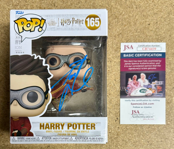 Daniel Radcliffe Signed Harry Potter Flying On Broom #165 Funko Pop With JSA COA