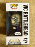 David Ellefson & Jeff Young Signed Megadeth Vic Rattlehead Funko Pop! #320 With JSA COA