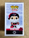 Rapper Paul Wall Signed NFL Houston Texans Santa Funko Pop! #291 With JSA COA