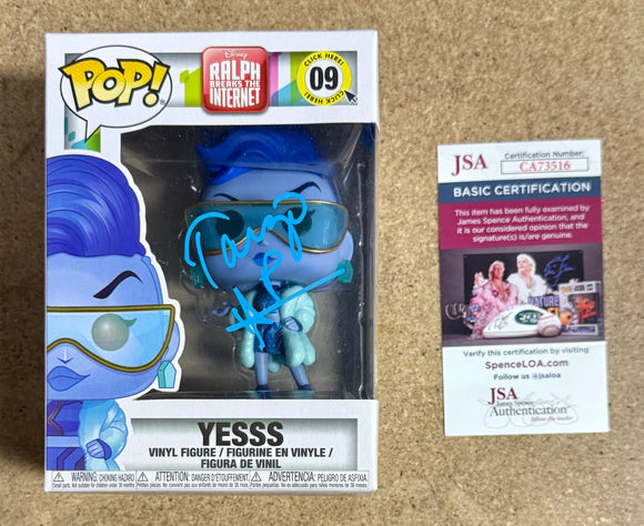 Taraji P. Henson Signed Disney Yesss Wreck It Ralph 2 Breaks The Internet Funko Pop! #09 With JSA COA