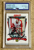Dominik Hasek Signed 2006 Victory NHL Detroit Red Wings Card PSA/DNA Slab