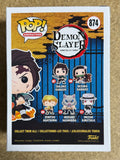 Zach Aguilar Signed Tanjiro Kamado (Flame Dance) Funko Pop #874 Demon Slayer Galactic Exclusive With PSA/DNA COA