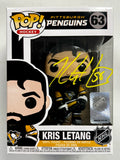 Kris Letang Signed NHL Hockey Pittsburgh Penguins Funko Pop! #63 With JSA COA