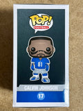 Calvin Johnson Megatron Signed 2014 NFL Detroit Lions Funko Pop! #17 With JSA COA