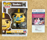 Nick Herbig Signed Pittsburgh Steelers Steely McBeam #346 Funko Pop! JSA COA