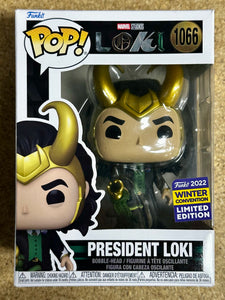 Funko Pop! Marvel President Loki #1066 Disney + Winter Con 2022 Exclusive