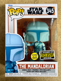 Funko Pop! Star Wars Glow Mandalorian #345 Disney + Series 2021 Exclusive