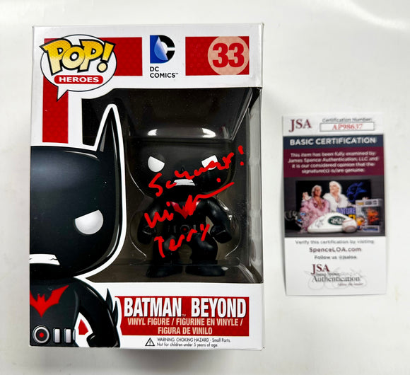 Will Friedle Signed DC Heroes Batman Beyond Vaulted Funko Pop! #33 With JSA COA