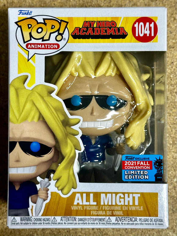 Funko Pop! Animation All Might #1041 Hero Academia 2021 NYCC Vaulted Exclusive